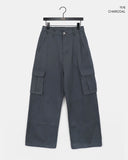 Linju string pocket cargo long pants