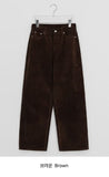 Aldon Corduroy Straight Pants