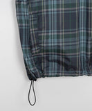 [unisex] Dorico Check Hood String Wind Jacket
