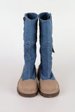 Rant double denim boots
