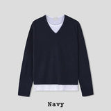 Beire Layered V-neck Knit
