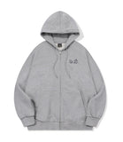 Wind Puppy Embroidered Hood Zip-Up