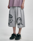 DHM MUIL Washed Denim Bermuda Shorts