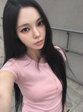 [MADE] Ahen Basic Slim Short Sleeve T-shirt