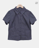 Rika Striped Short Sleeve Shirt