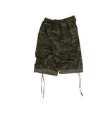 Military Layered Strap Bermuda Pants