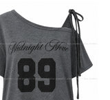 Move Layered One-Shoulder Short Sleeve