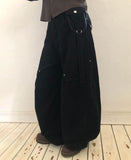 Bridin Double Pocket Strap Washed Cargo Pants