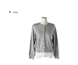 Chiran Round Simple Basic Knit Cardigan