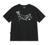 Angel Brooch Crop Short Sleeve Tee