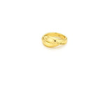 Plump Twist Silver Ring