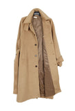 Aren Wool Raglan Belted Long Coat