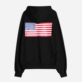 Flag Printing Hood Zip-Up
