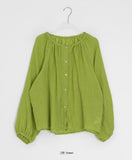 Kirina Loose Fit Balloon Sleeve Summer Blouse