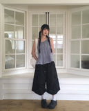 Neyo two-way string cargo bermuda pants