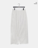 Laru Patch Wide String Brushed Training Pants