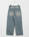 Deanb parachute wide denim pants