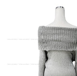 Bay Damage Off Shoulder Knit