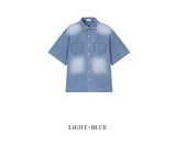 Summer ice cooling denim shirt