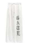 Mette Lettering Wide Sweatpants