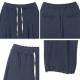 Dihen Pintuck Curved Training Pants