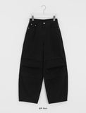 Rutu Pintuck Cotton Wide Pants