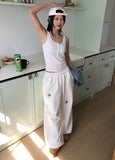 BUTTON GOLGI SLEEVELESS