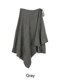 Festie Suede Wrap Skirt