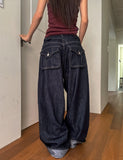 Pose Hip Pocket Non-Fade Roll-Up Denim Pants
