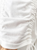 Anju Shirring Off-Shoulder Top