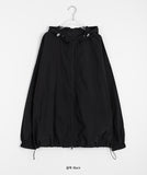 Kazub Nylon Two-Way String Over Hood Wind Jumper