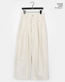 Tcoin Pintuck Wide Cotton Pants