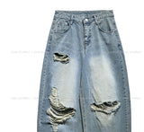 Icing Vintage Damage Balloon Denim Pants