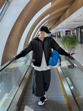 S/S Net Two-Way Hooded Zip-Up