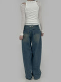 Basic Boat Neck See-Through Tee