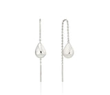 Champagne Moon Dew Drop Silver Darling Earrings