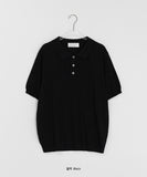 [unisex] Dilmob Summer Color Collar Short Sleeve Knit