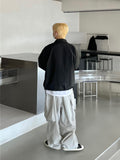 Silver Gray Balloon Pants