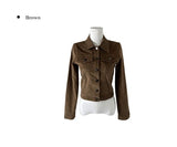 Bader Corduroy Slim Fit Collar Jacket