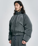Paneled Down Short Jacket