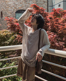 [LANARCH] Damage See-Through Knit