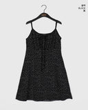 [MADE] Handel Ribbon Strap Dot Layered Mini One Piece