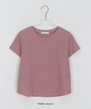 Nare Basic Span Round Short Sleeve Tee