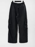 Temp zipper nylon cargo pants