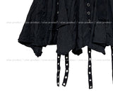 Hippie eyelet belt skirt