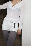 Span belt short pants
