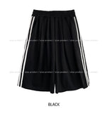 track wide Bermuda sweatpants