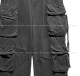 Camp Big Pocket Strap Washed Cargo Pants