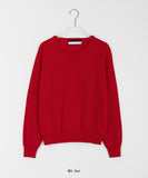 Meldig cashmere color round knit