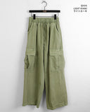 Ond Pigment Pocket Banding Long Wide Cargo Pants
